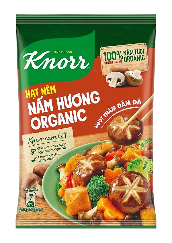 Dado granulare ai funghi Shitake - Knorr Vietnam 380g.